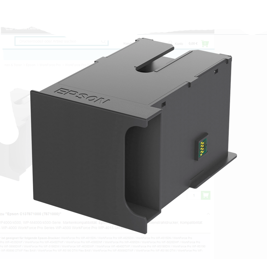 Epson T7011 Resttintenbehälter Schwarz – Original