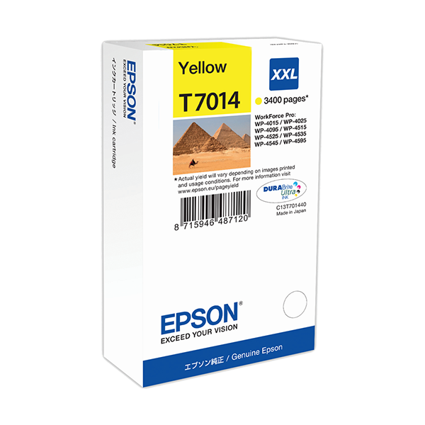 Epson T7014 Druckerpatrone Gelb – Original