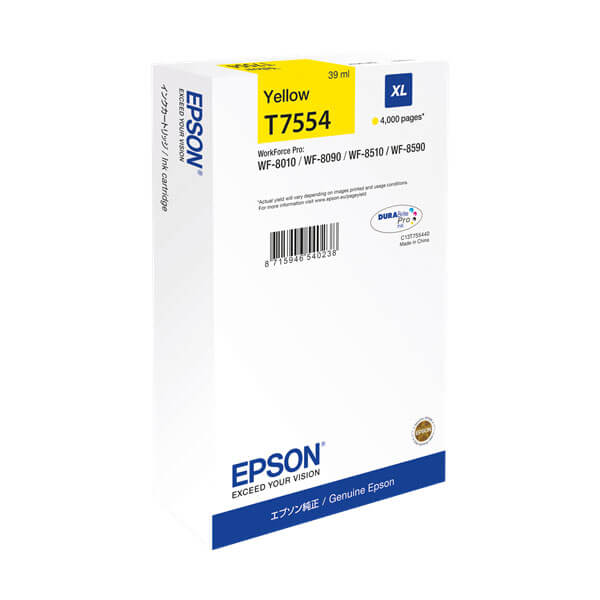 Epson T7554 Druckerpatrone Gelb – Original