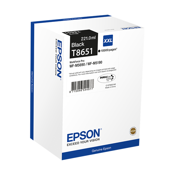 Epson T8651 Druckerpatrone Schwarz – Original