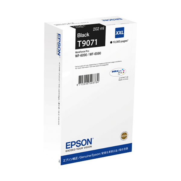 Epson T9071 Druckerpatrone Schwarz – Original