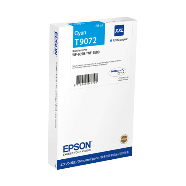 Epson T9072 Druckerpatrone Cyan – Original