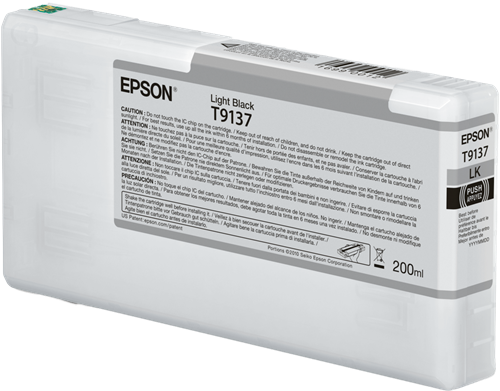 Epson T9137 Druckerpatrone Light Light Schwarz – Original