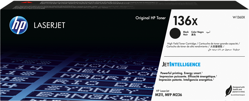 HP 136X Toner Schwarz – Original
