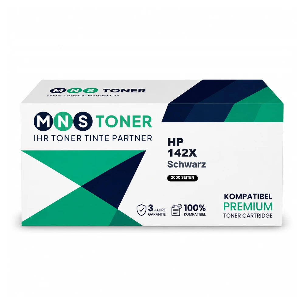 HP 142X Toner Schwarz – kompatibel