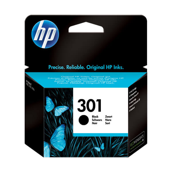 HP 301 Druckerpatrone Schwarz – Original