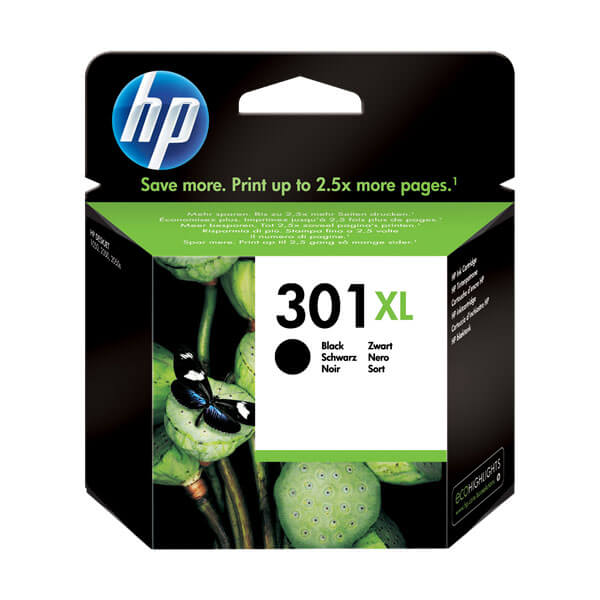HP 301XL Druckerpatrone Schwarz – Original