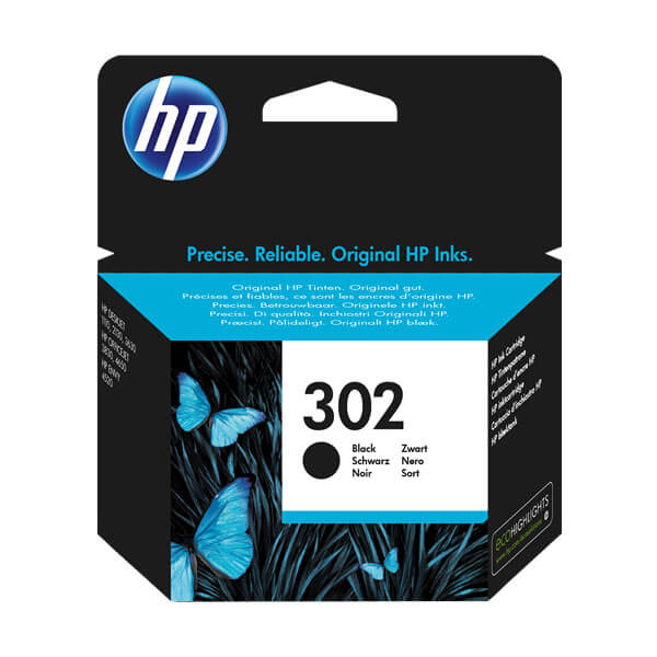 HP 302 Druckerpatrone Schwarz – Original