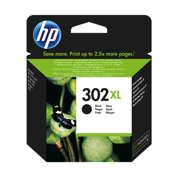 HP 302 XL Druckerpatrone Schwarz – Original