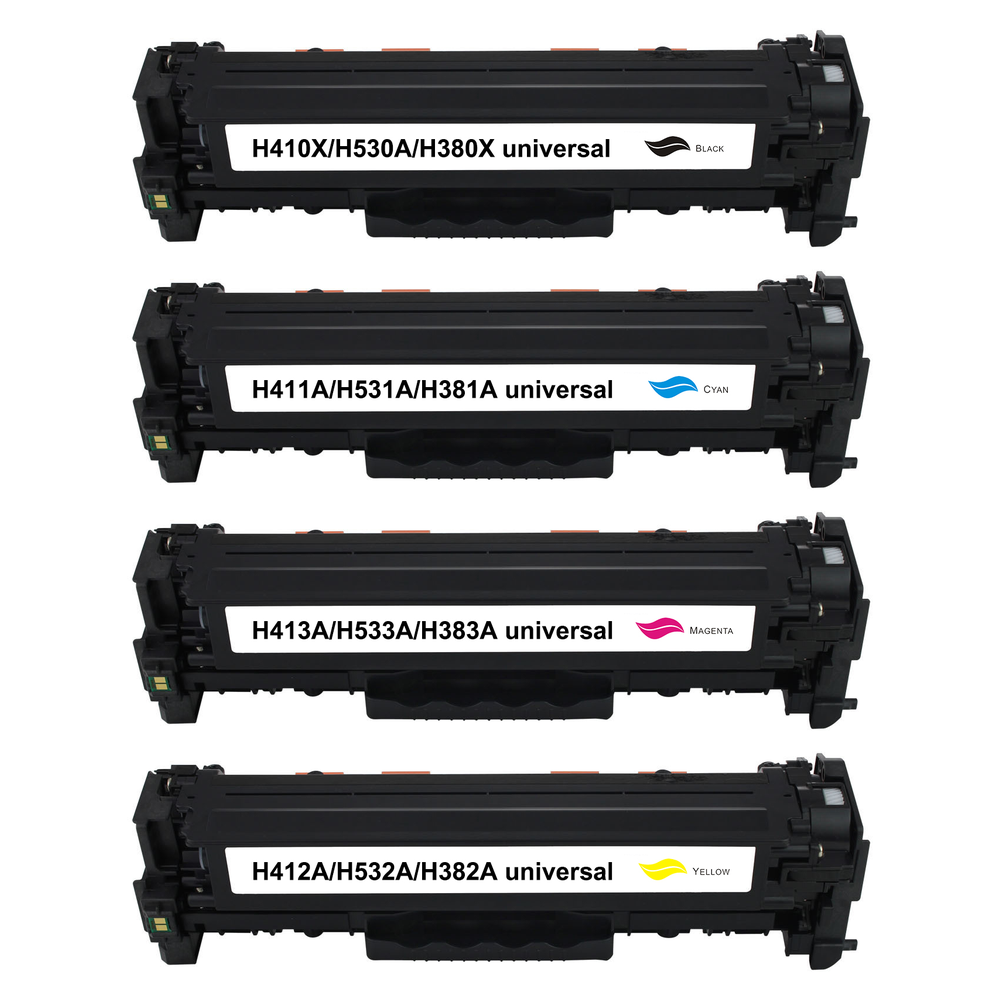 HP 304A Toner 4er-Pack – kompatibel