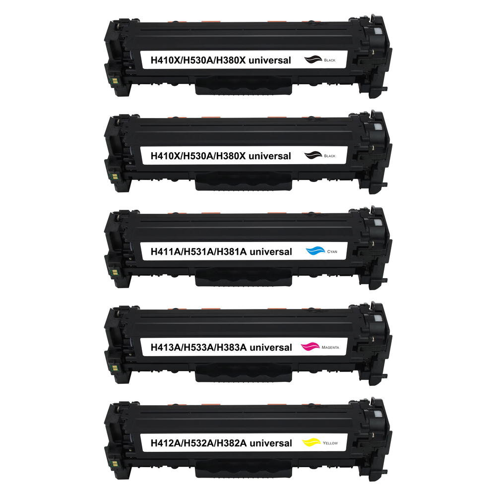 HP 304A Toner 5er-Pack – kompatibel