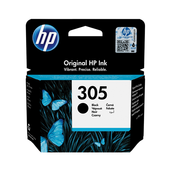 HP 305 Druckerpatrone Schwarz – Original