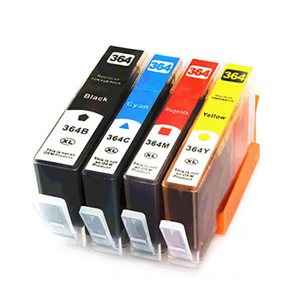 HP 364 XL Druckerpatrone 4er-Pack – kompatibel