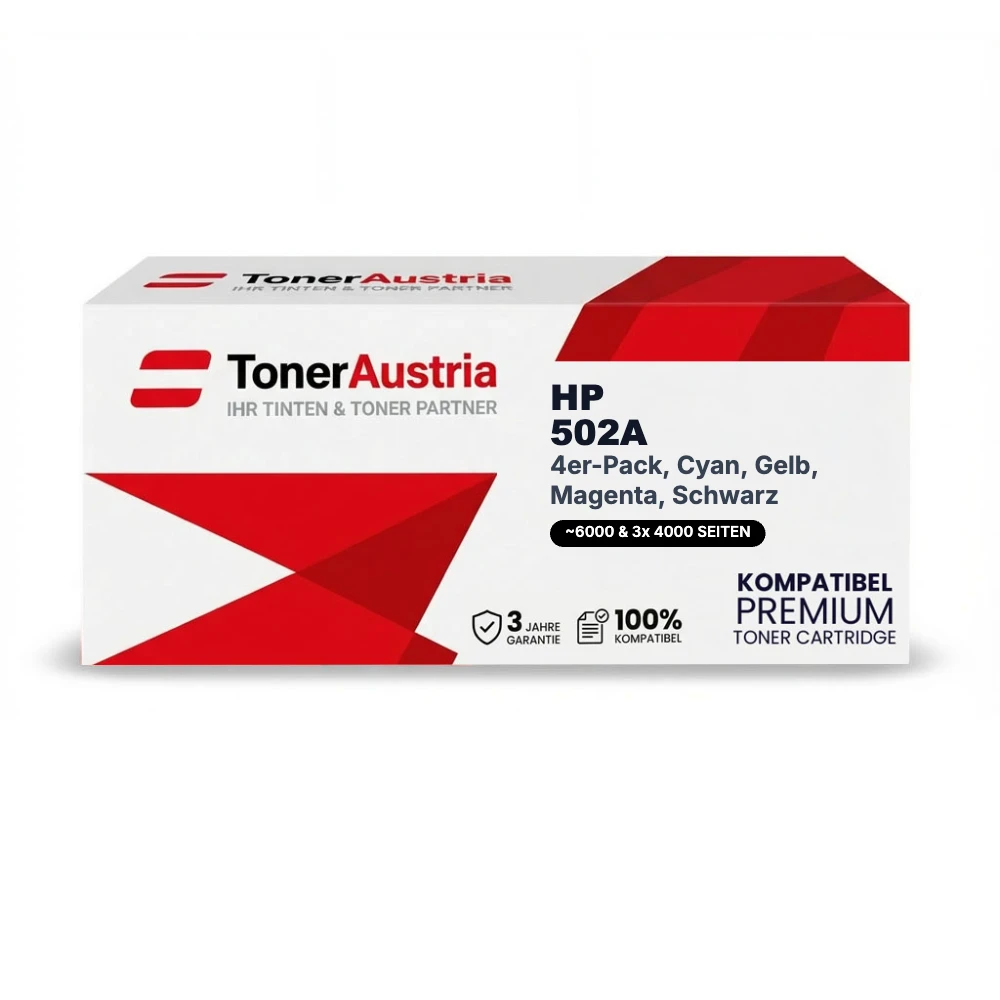 HP 502A Toner 4er-Pack – kompatibel