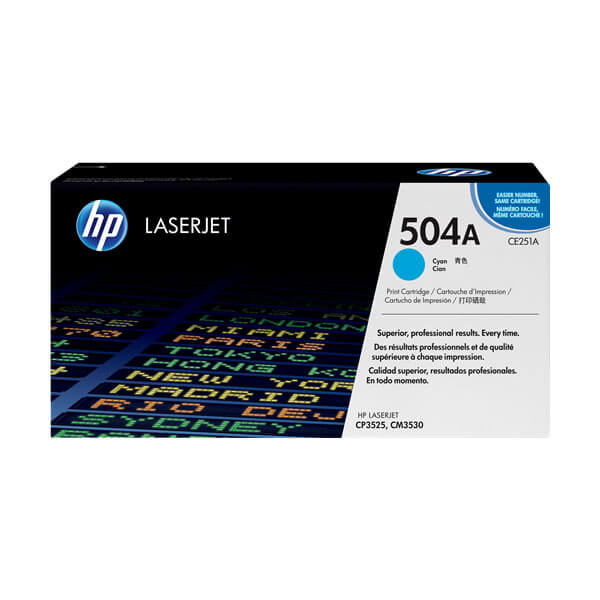 HP 504A Toner Cyan – Original
