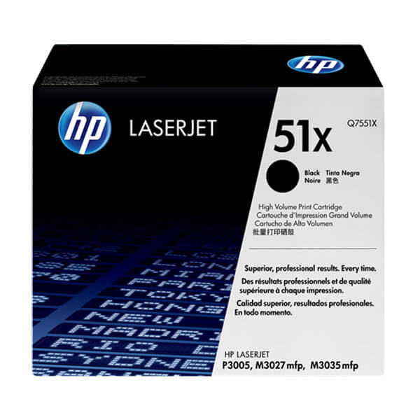 HP 51X Toner Schwarz – Original