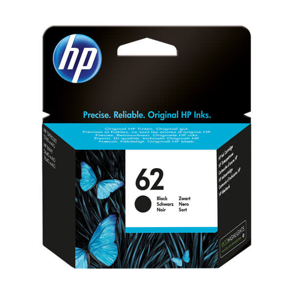 HP 62 Druckerpatrone Schwarz – Original