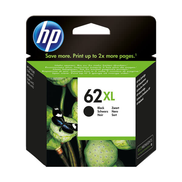 HP 62 XL Druckerpatrone Schwarz – Original
