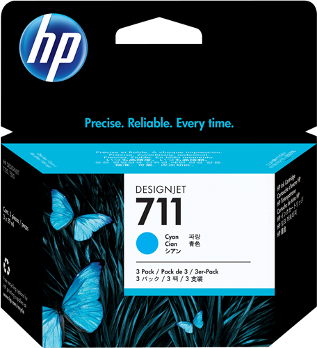 HP 711 Druckerpatrone Cyan – Original · P4002-10