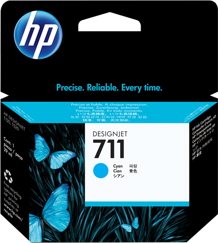 HP 711 Druckerpatrone Cyan – Original