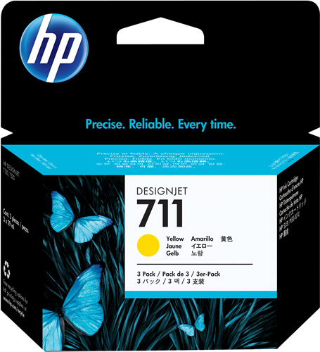 HP 711 Druckerpatrone Gelb – Original · P4002-12