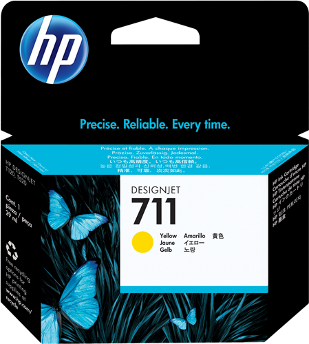 HP 711 Druckerpatrone Gelb – Original
