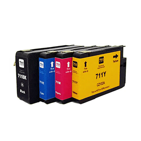 HP 711XL Druckerpatrone 4er-Pack – kompatibel
