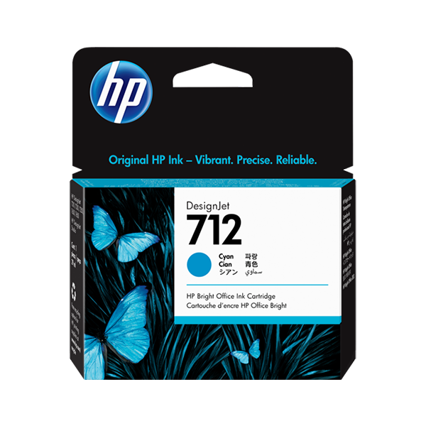HP 712 Druckerpatrone Cyan – Original