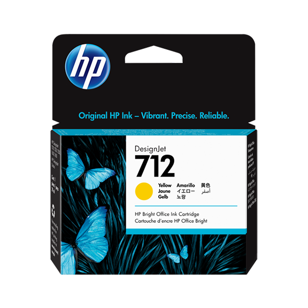 HP 712 Druckerpatrone Gelb – Original