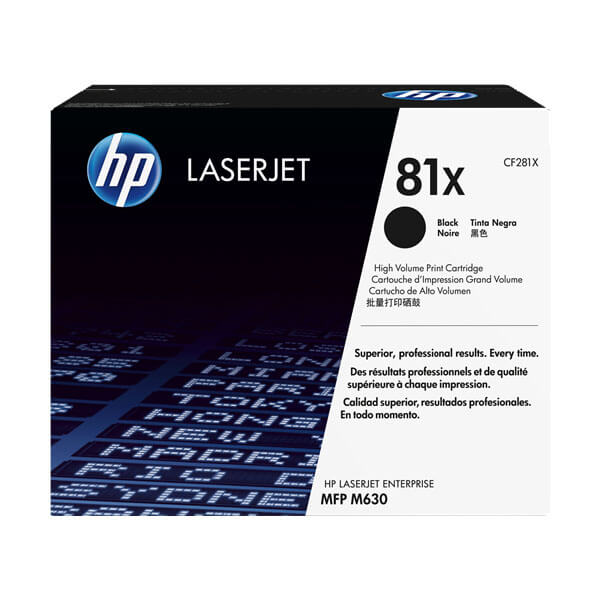 HP 81X Toner Schwarz – Original