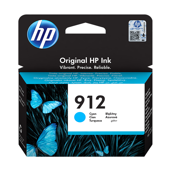 HP 912 Druckerpatrone Cyan – Original