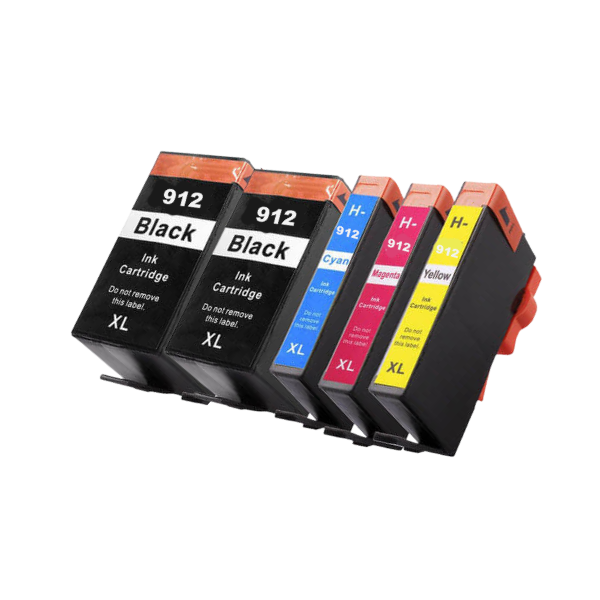 HP 912XL Druckerpatrone 5er-Pack – kompatibel