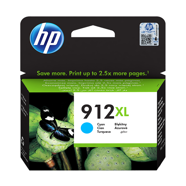 HP 912XL Druckerpatrone Cyan – Original