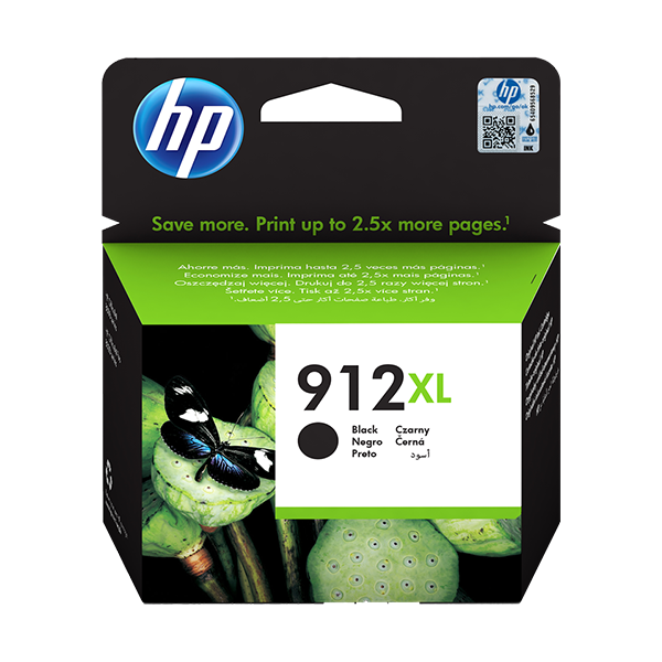 HP 912XL Druckerpatrone Schwarz – Original