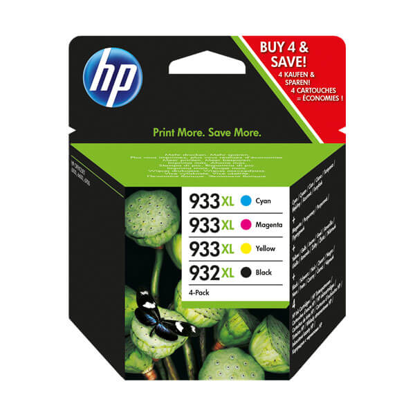HP 932 XL Druckerpatrone 4er-Pack – Original