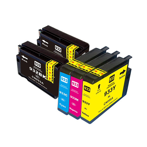 HP 932 XL Druckerpatrone 5er-Pack – kompatibel