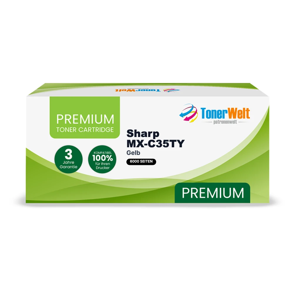 Sharp MX-C35TY Toner Gelb – kompatibel