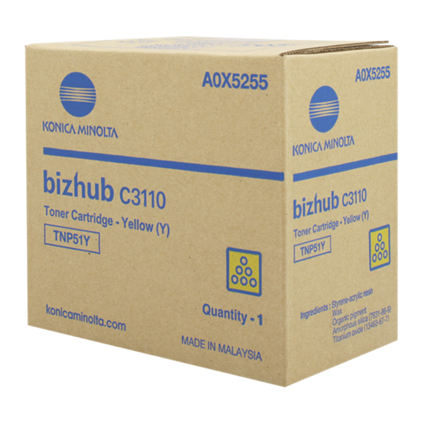 Konica Minolta A0X5255 Toner Gelb – Original