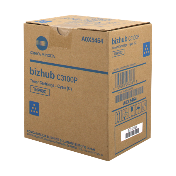 Konica Minolta A0X5454 Toner Cyan – Original