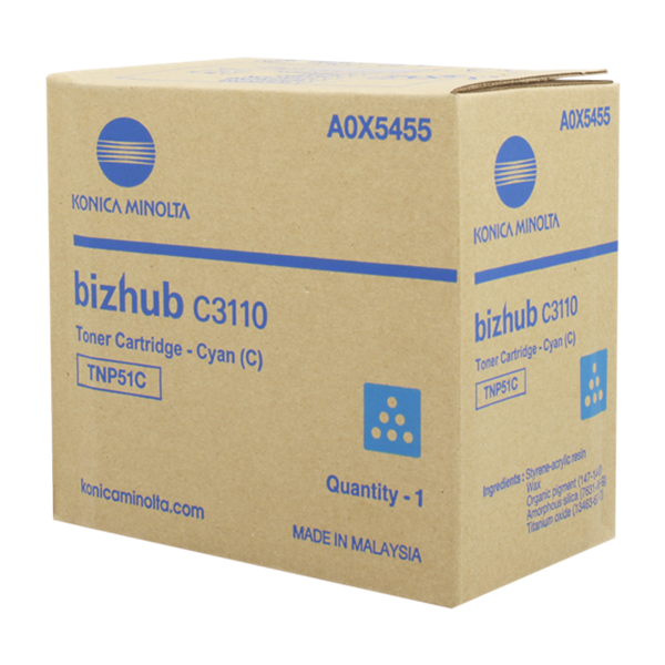 Konica Minolta A0X5455 Toner Cyan – Original