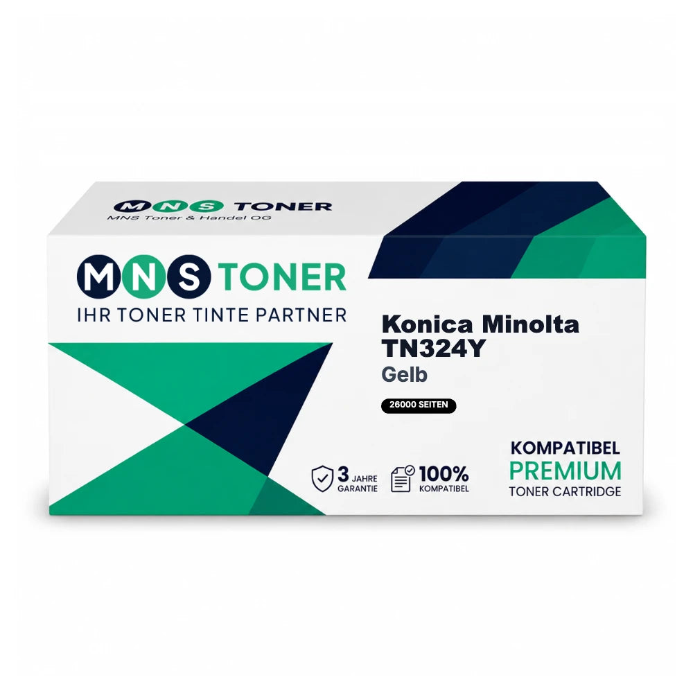 Konica Minolta TN324Y Toner Gelb – kompatibel
