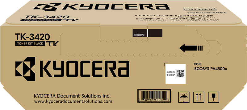 Kyocera TK-3420 Toner Schwarz – Original
