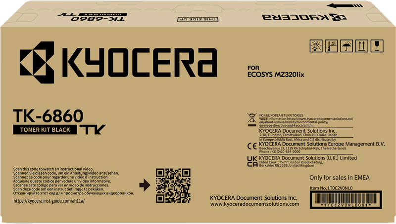 Kyocera TK-6860 Toner Schwarz – Original