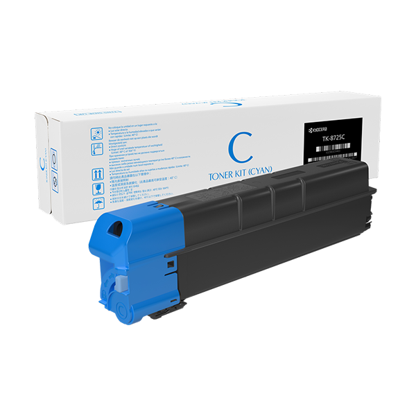 Kyocera TK8725c Toner Cyan – Original