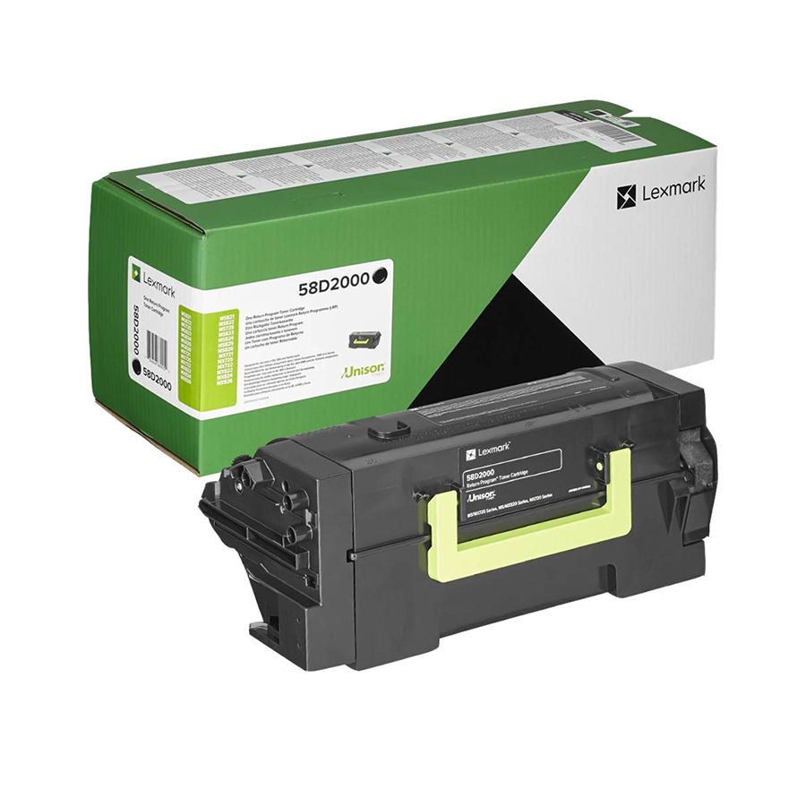 Lexmark 58D2000 Toner Schwarz – Original