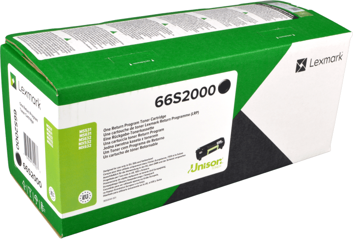 Lexmark 66S2000 Toner Schwarz – Original