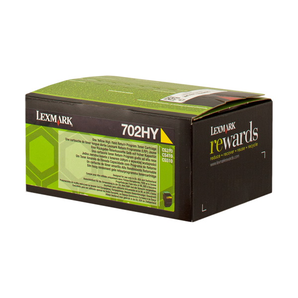 Lexmark 702HY Toner Gelb – Original