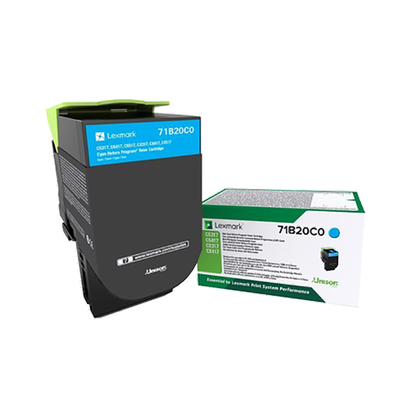 Lexmark 71B20C0 Toner Cyan – Original