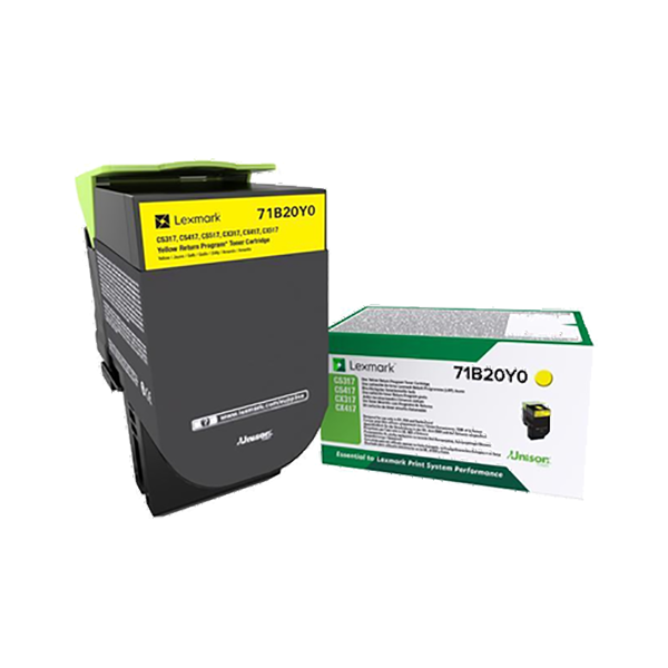 Lexmark 71B20Y0 Toner Gelb – Original