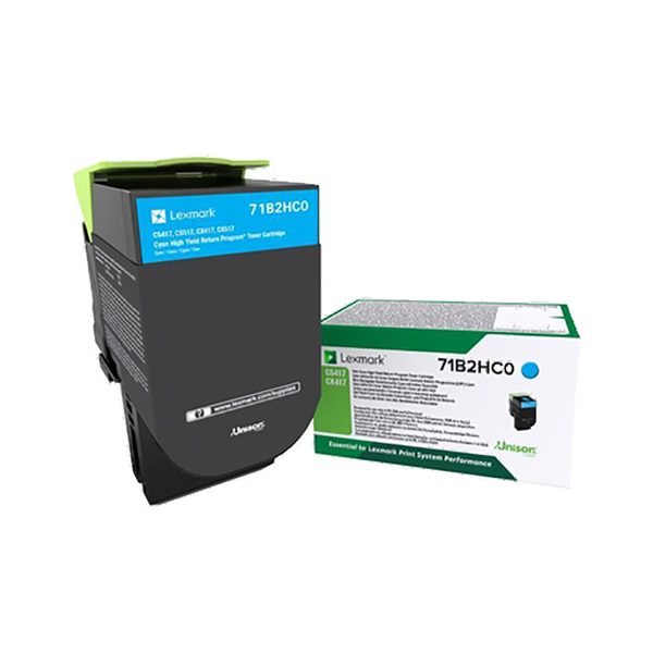 Lexmark 71B2HC0 Toner Cyan – Original